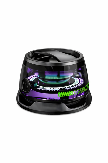Boxă portabilă Bluetooth  pentru telefon ,RGB 5w, autonomie 7 ore, design modern transparent, sunet puternic