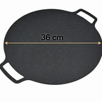 Set Japonez Profesional – Cuțit de Bucătar și Plită din otel carbon 36 cm pentru Gătit Tradițional
