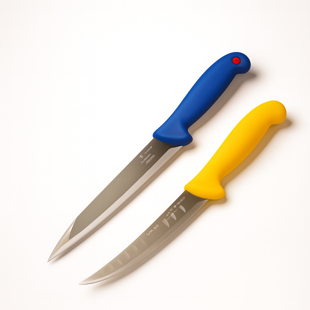 Set cuțite – Cuțit înjunghiat 34 cm + Cuțit tranșat 28 cm, oțel inox, mâner ergonomic antialunecare