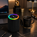 Boxă Portabilă Wireless HOF Sound Joy, Bluetooth, 10W, USB Type-C, LED RGB, Autonomie Mare, Compactă