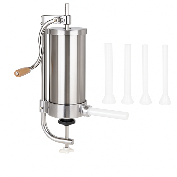 Aparat umplut carnati vertical 3kg ,material inox calitate premium
