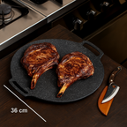 Set Japonez Profesional – Cuțit de Bucătar și Plită din otel carbon 36 cm pentru Gătit Tradițional