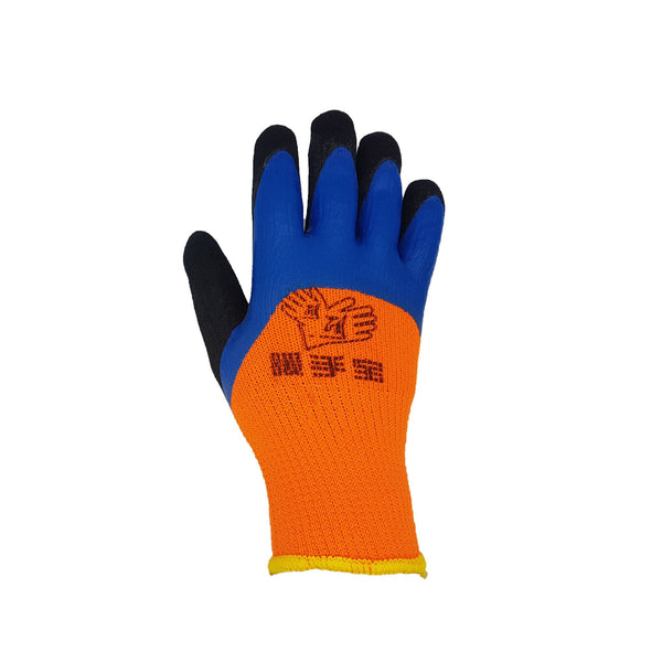 Manusi de protectie din tesatura si cauciuc Profi, Multicolor