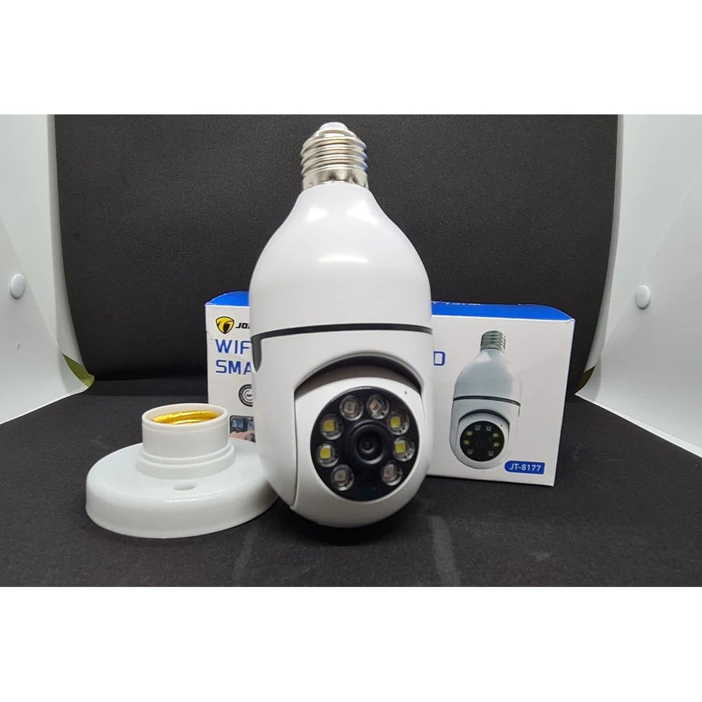 Camera tip bec, WI-FI, HD, Smart-Bulb, cu Senzor de Miscare si Aplicatie Telefon