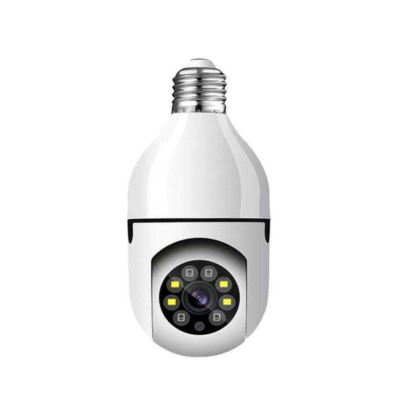 Camera tip bec, WI-FI, HD, Smart-Bulb, cu Senzor de Miscare si Aplicatie Telefon
