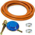 Ceas regulator butelie gaz GPL, furtun 1.5 metri, 2 coliere otel