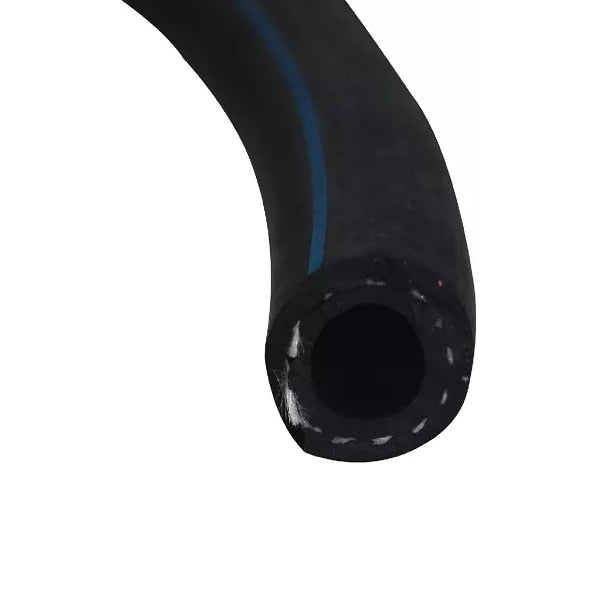 Pachet - 2 m furtun negru cu insertie pentru butelie, ceas pentru butelie si 2 coliere prindere
