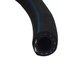 Pachet - 2 m furtun negru cu insertie pentru butelie, ceas pentru butelie si 2 coliere prindere