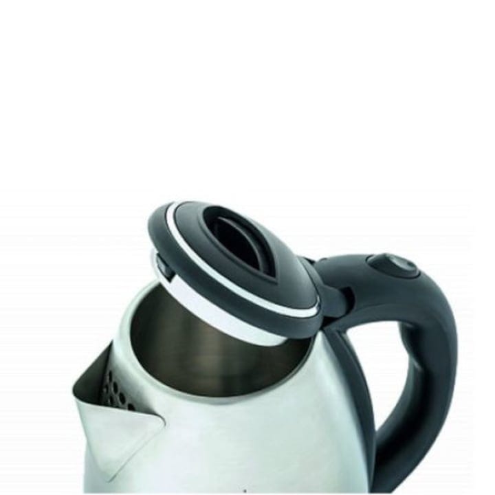 Cana Fierbator Electric, Inox, Capacitate de 2L, Oprire Autoamata, Protectie Supraincalzire, Argintiu