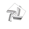 Cutitul din otel inoxidabil pentru masina de tocat electrica, cu interior patrat de 8x45mm