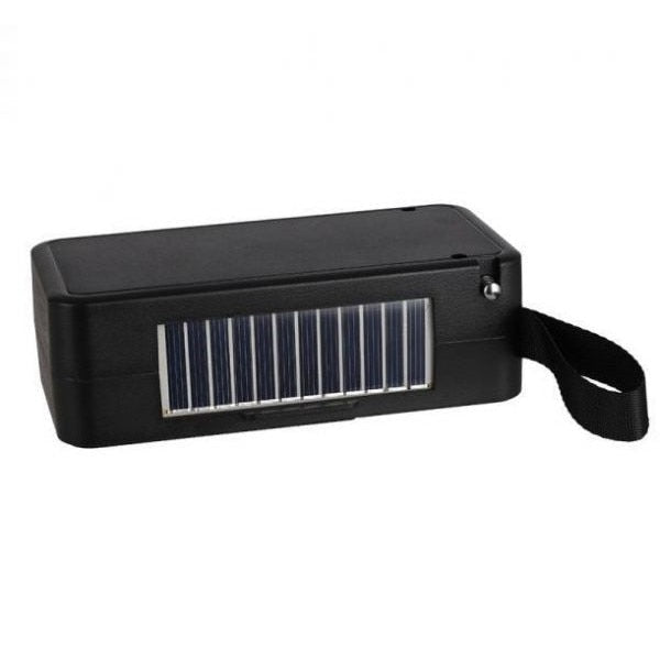 Boxa Portabila Incarcare Solara cu Radio, Bluetooth, Lanterna, USB, Card, AUX, Hands-Free, Albastru
