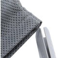 Sac universal pentru aspirator, material textil lavabil, refolosibil, gri