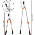 Foafeca extensibila pentru taiat crengi, lungime maxima 100, 5 cm, diametrul maxim de taiere 40 mm