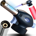 Arzator Gaz RETOO HandyTools, Aprindere Piezoelectrica, Reglare Flacara 1300°C, Compatibil Cartuse TS-700, Montaj TWIST, Ideal pentru Gratar, Modelare Plastic, Incalzire, Indepartarea Vopselei, Desfacere Suruburi Ruginite si Multe Alte Activitati, Negru
