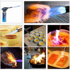 Arzator Gaz, Aprindere Piezoelectrica, Reglare Flacara 1300°C, Compatibil Spray gaz, Montaj TWIST, Ideal pentru Gratar, Modelare Plastic, Incalzire, Indepartarea Vopselei, Desfacere Suruburi Ruginite si Multe Alte Activitati, Negru