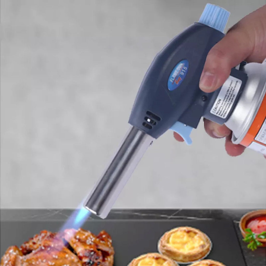 Arzator Gaz, Aprindere Piezoelectrica, Reglare Flacara 1300°C, Compatibil Spray gaz, Montaj TWIST, Ideal pentru Gratar, Modelare Plastic, Incalzire, Indepartarea Vopselei, Desfacere Suruburi Ruginite si Multe Alte Activitati, Negru