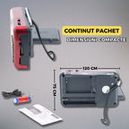 Radio portabil FM, MP3 portabil digital, cu ecran LCD, lanterna LED, USB, card SD, Mufa Jack, baterie reincarcabila, Conectivitate Bluetooth, Rosu