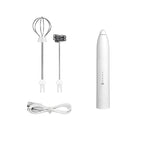 Mixer Electric Portabil 2 in 1 Spumator Lapte si Tel pentru Oua, Reincarcabil USB, 3 Viteze