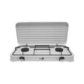Aragaz camping, portabil, 2 arzatoare, 2.5 kW, cu capac, Starlux