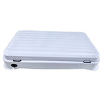  Aragaz portabil cu 3 ochiuri, model 2855 alimentare butelie ALB + Ceas regulator butelie gaz GPL, furtun 3 metri, 2 coliere otel
