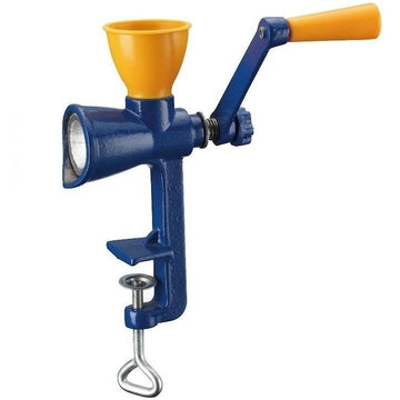 Rasnita manuala de macinat zahar,piper, cafea, din fonta.albastra